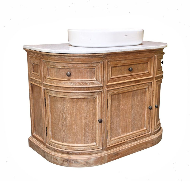 Vasili 1100mm Single Bathroom Vanity with Vessel Ceramic Basin