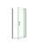 28-32"W X 72"H Left And Right Opening Universal Pivot Shower Door, Open Outside, With 1/4" And 5/16" Tempered Glass And Matted Black Finish-122371719