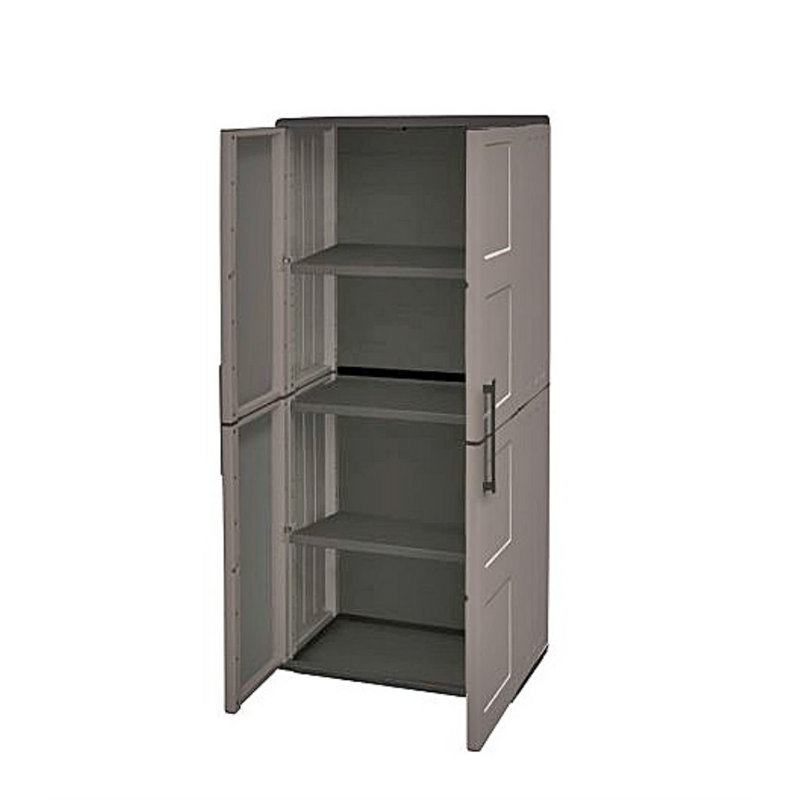 Plastic Single Storage Cabinet ( 163cm H x 68cm W x 37cm D)