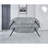 Extensible Table,Dinning Table,Metal Leg,100/140/180X100x75cm