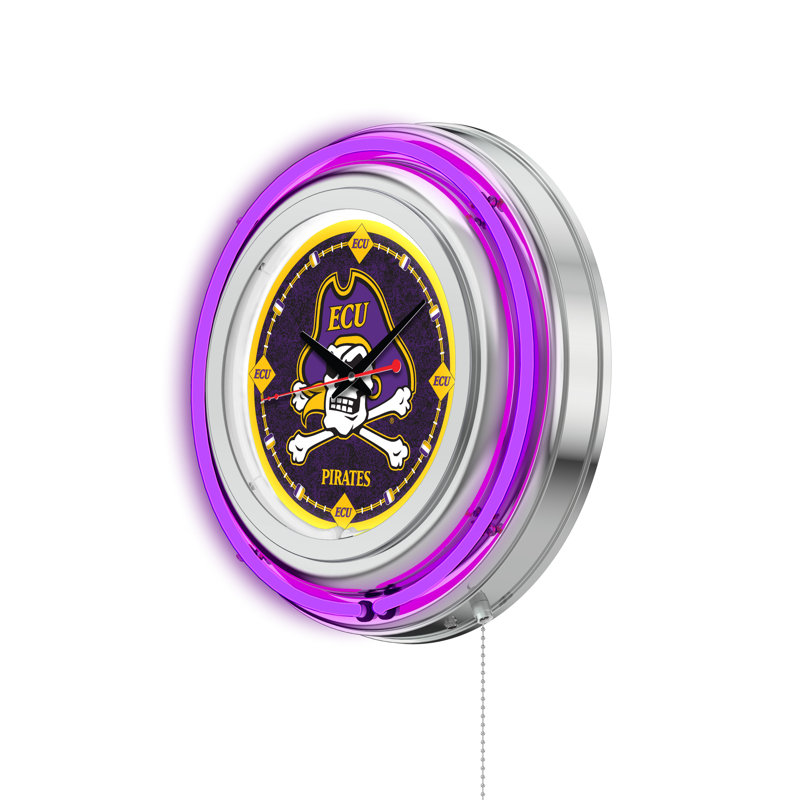 Horloge murale 15 po NCAA, East Carolina