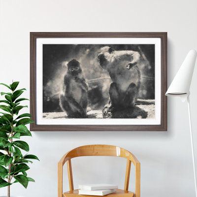 Mountain Monkeys - Framed Print