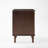 23"H Traditional Solid Wood Nightstand with Fluted Glass Door, Drawer-Right-102430246-102430245