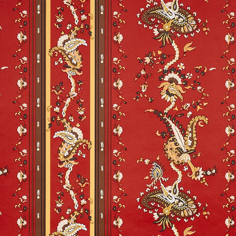 Elena Paisley Stripe Wallpaper, Pompeii