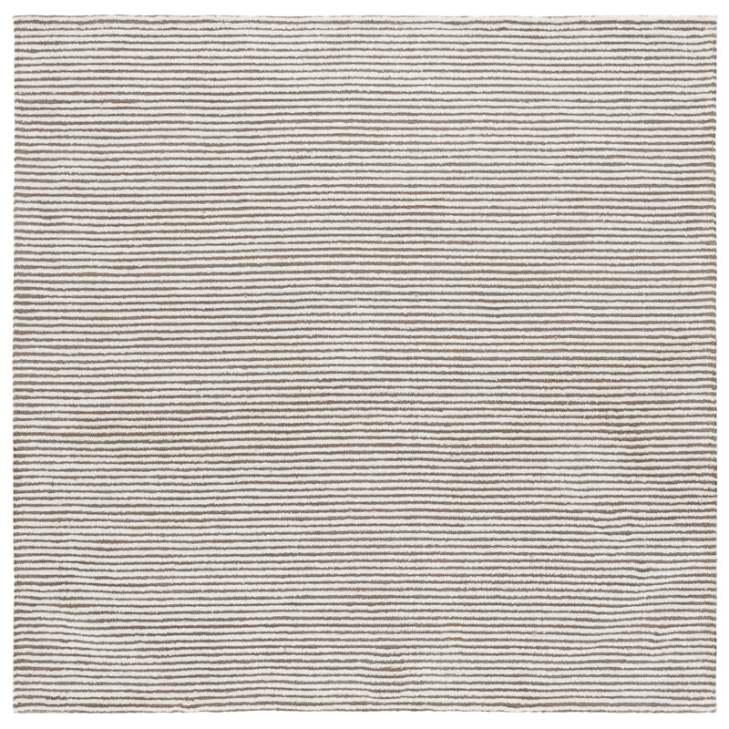 Audrey Performance Striped Rug, Square 6'