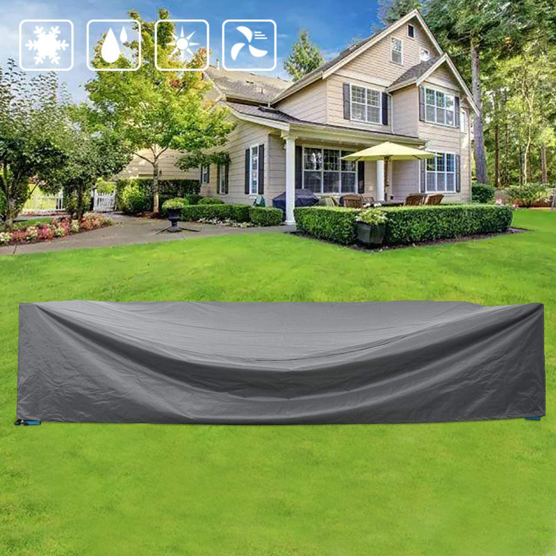 Patio Furniture Covers, Outdoor Furniture Cover Waterproof, Outside Table and Chair Covers, 28" H x 126" W x 64" D
