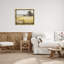 Ba-648-Floater Distant Barn Country Fence, encadré sur toile par Ziwei Li-96114886-96114885