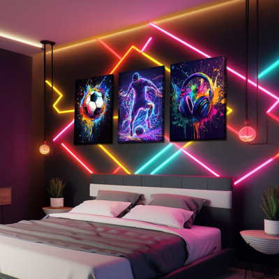 3 Piece Wrapped Canvas Print