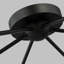 Andrea 6 Light Metal Semi Flush Mount