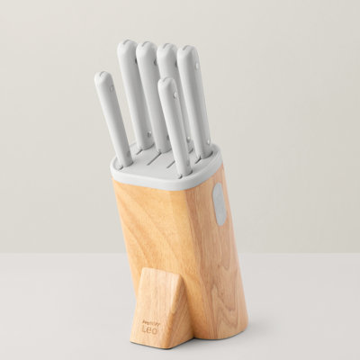BergHOFF Leo Spirit Stainless Steel 7 Pc Knife Block Set