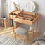 Commode simple en bois massif