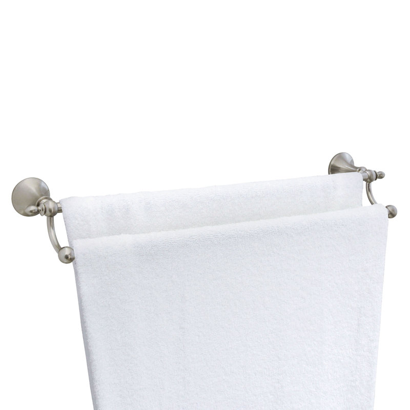 Double barre à serviettes 24" Anamara, Nickel satiné