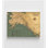 Alaska, territoire du Yukon et Colombie-Britannique, montrant les connexions du col blanc et de la route du Yukon 19, impression de carte ancienne, décor de bureau rustique