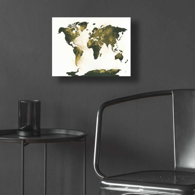 «World Map Gold Dust» par Chris Paschke