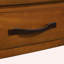 Petite table de coin triangulaire de 33,8 pouces, idéale pour les petits espaces / salons, table de coin en bois, table de coin à trois niveaux avec pieds en bois massif-987977185
