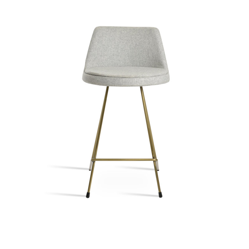 Martini Cattelan Stool, Silver Wool
