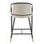 Ensemble de 2 chaises de salle à manger rembourrées avec tabouret de comptoir-1169182514