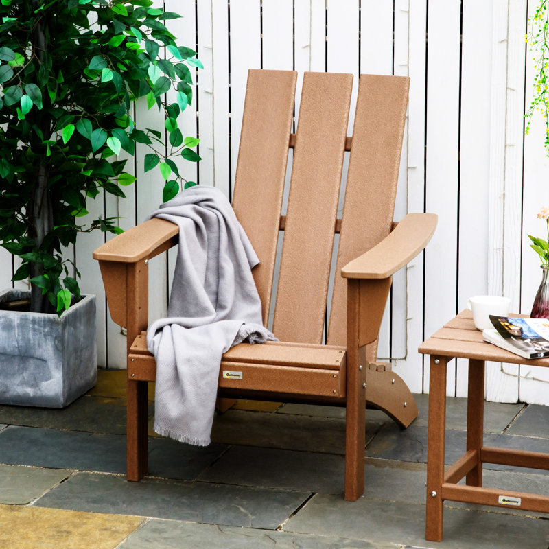 Chaise Adirondack de patio Outsunny (excluant la table)