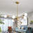 6 - Light Dimmable Sputnik Spider Chandelier-996105782