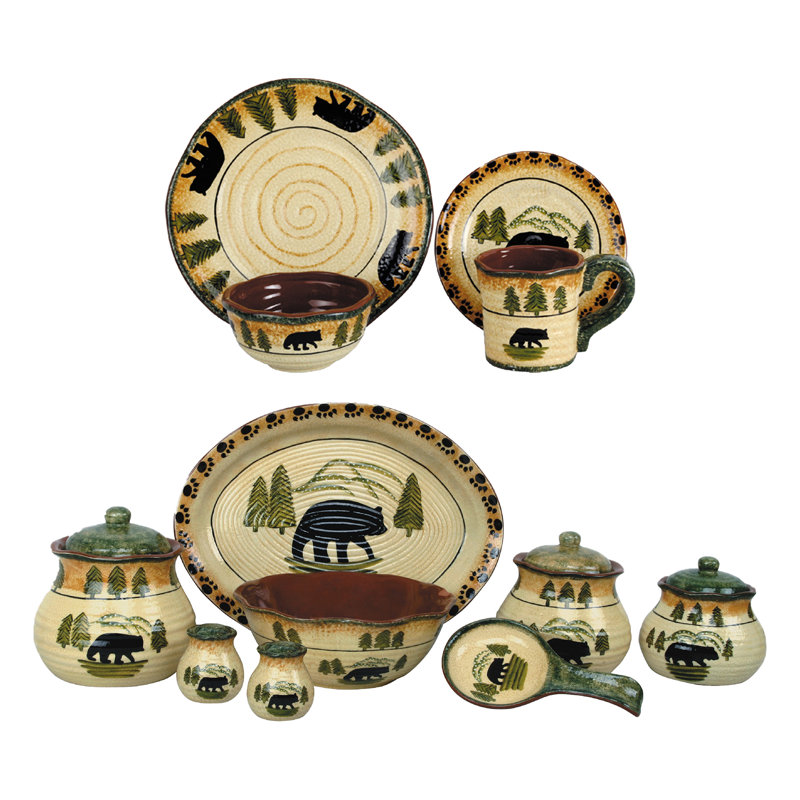 Ridged Ceramic Ellipse Platter Dish for Christmas
