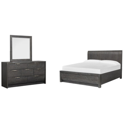 Commode à grand lit et tiroir avec miroir Portrait Seibert