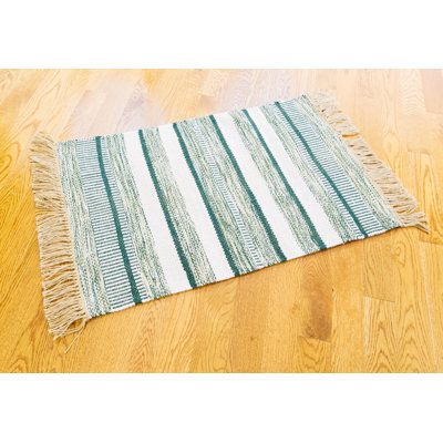 Covarrubias Cotton Striped Indoor Rug