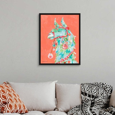 « Tito the llama » par Jessica Mingo, reproduction d’art sur toile