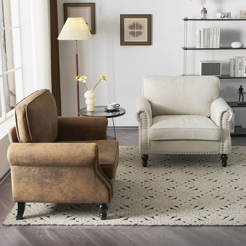 Winado  Classical Single Sofa In Beige