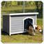 Niche pour chien en bois avec toit imperméable-18676912-18676914