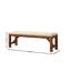 Banc de salle à manger en bois massif Karven