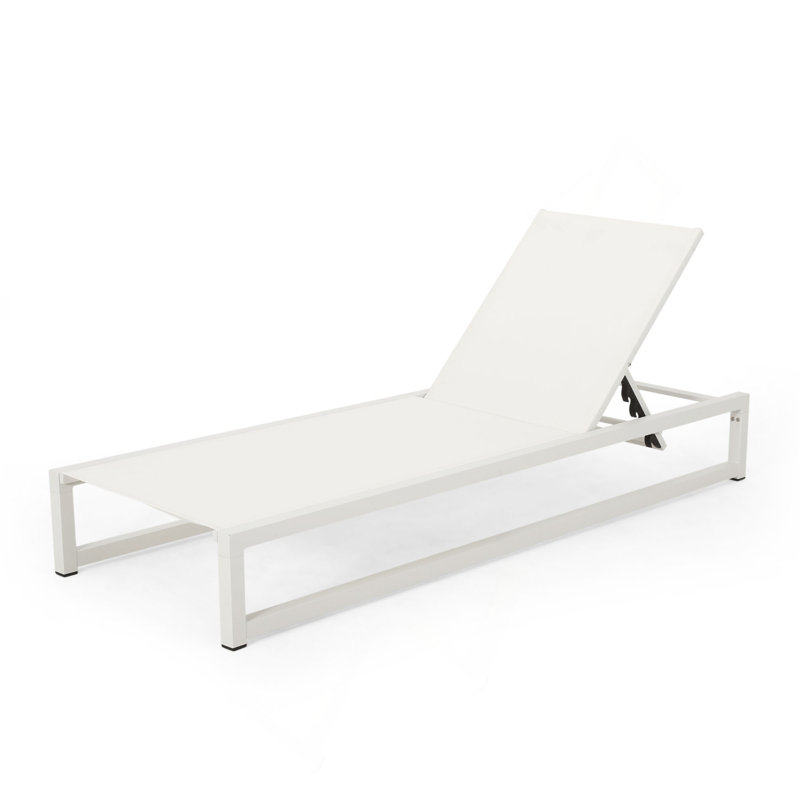 Chaise longue Venice, 1, Blanc
