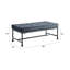 Banc rembourré gris Brantley
