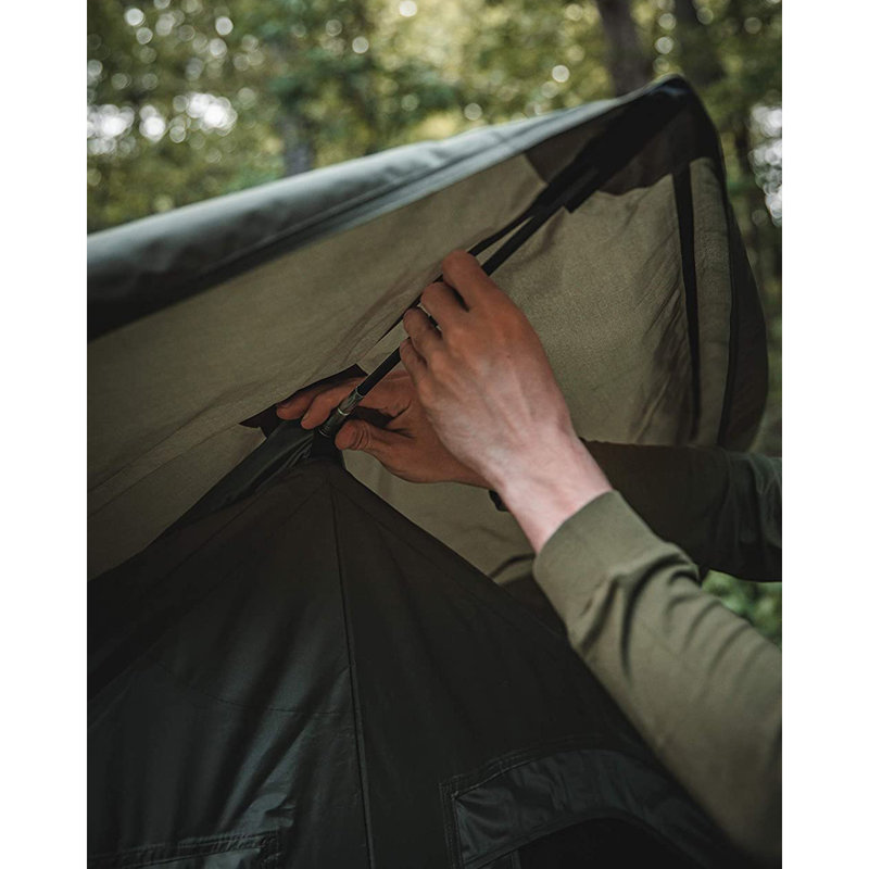 Gazelle T4 Extra Large 4 Person Family Instant Pop Up Camping Hub Tent, Gray