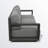 Aden 85'' Aluminum Outdoor Sofa-1300667676