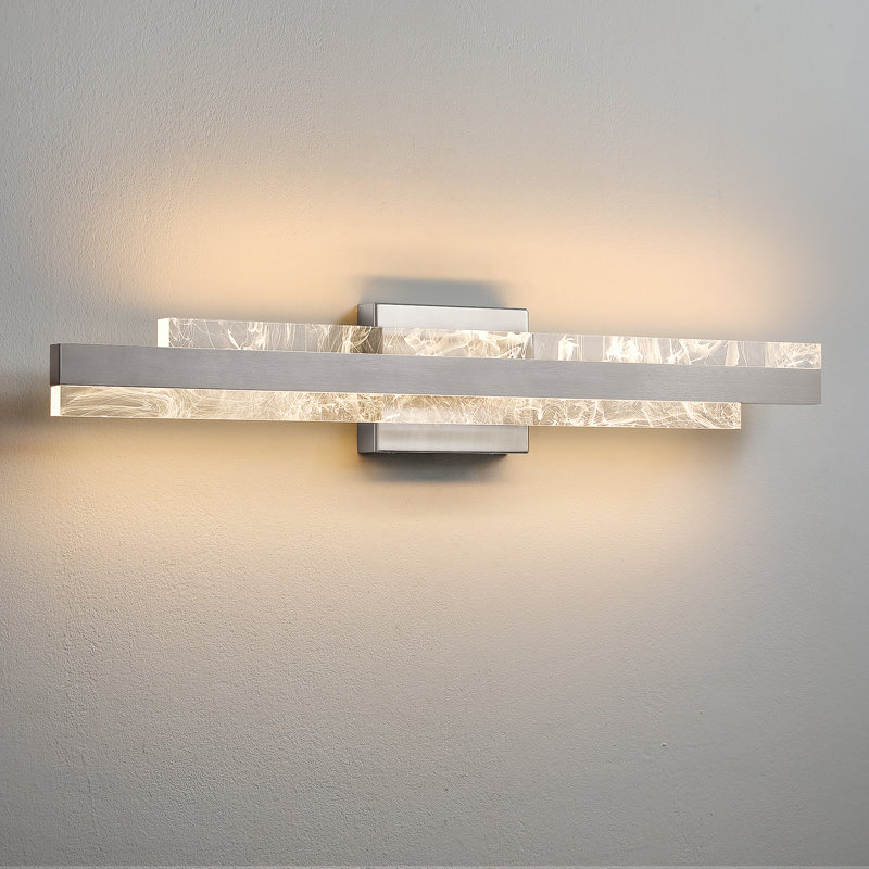 Cassanova 27" Dimmable LED Bath Bar, Nickel