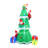 8FT Santas Climbing A Tree Inflatable