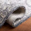 Tapis géométrique ivoire / gris en laine / coton touffeté à la main Bathilde-1356476323
