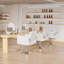 Fauteuil de salon pivotant en similicuir Kynslea-1608770206