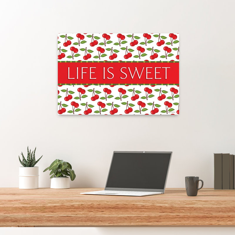Life Is Sweet Cherries, H 16 po x l 24 po