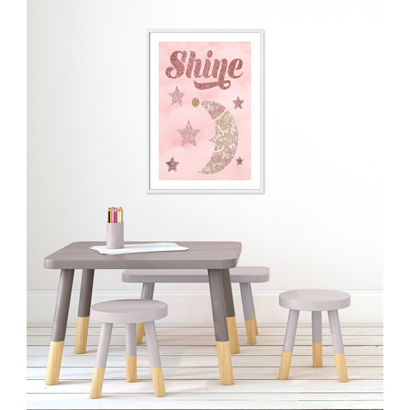 Paillettes, H 35,5 po x l 25,5 po x P 1,19 po, Encadré de boîte blanc