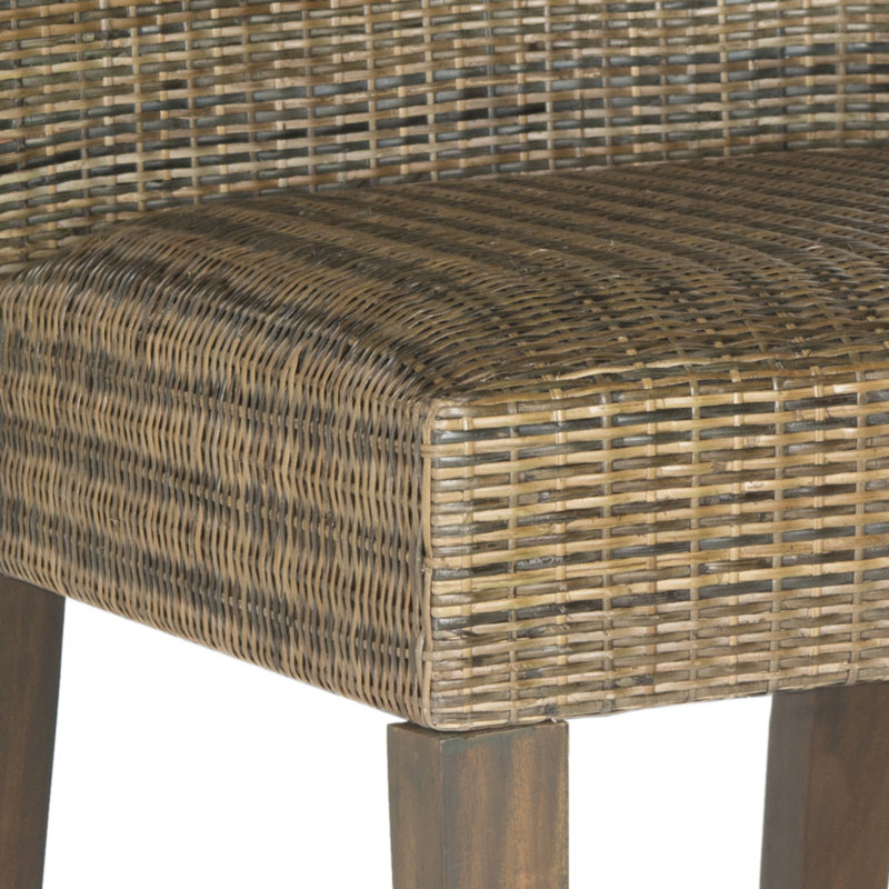 chaise d’appoint en acajou gris  Willow