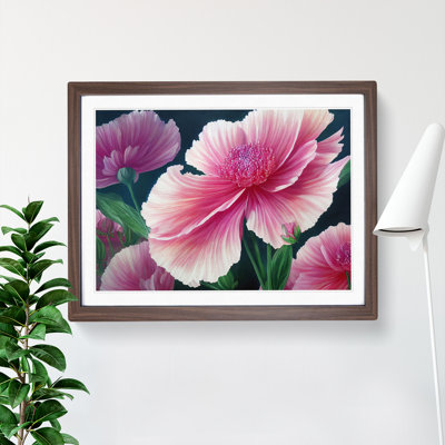 Eye Opening Carnation Flowers - Single Picture Frame Painting