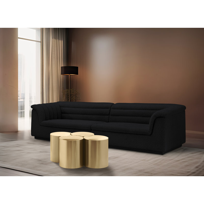 Ensemble de 4 tables de groupage Hylie, Or