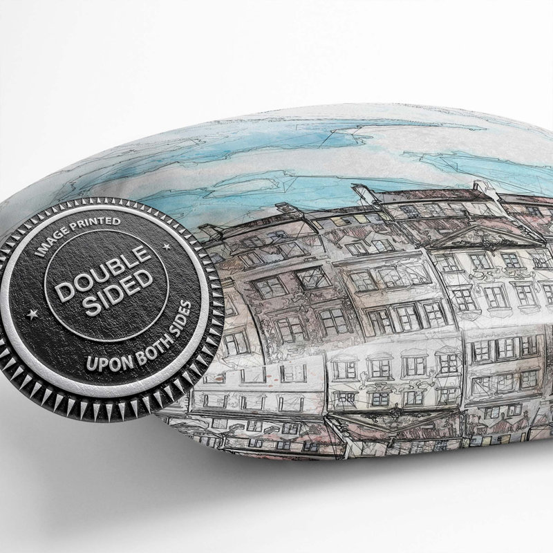 Square Cushion, 55cm H x 55cm W x 20cm D