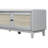 Rattan Entryway Bench With Storage, Cushioned Shoe Bench With Double Doors, Wooden Shoe Organizer Bench For Entryway And Hallway-74691272
