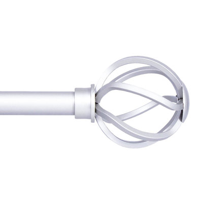 Berkley Steel Adjustable Single Curtain Rod