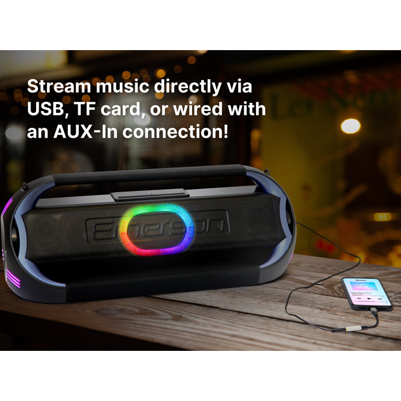Triad Grip XL Portable Bluetooth LED Party Speaker
