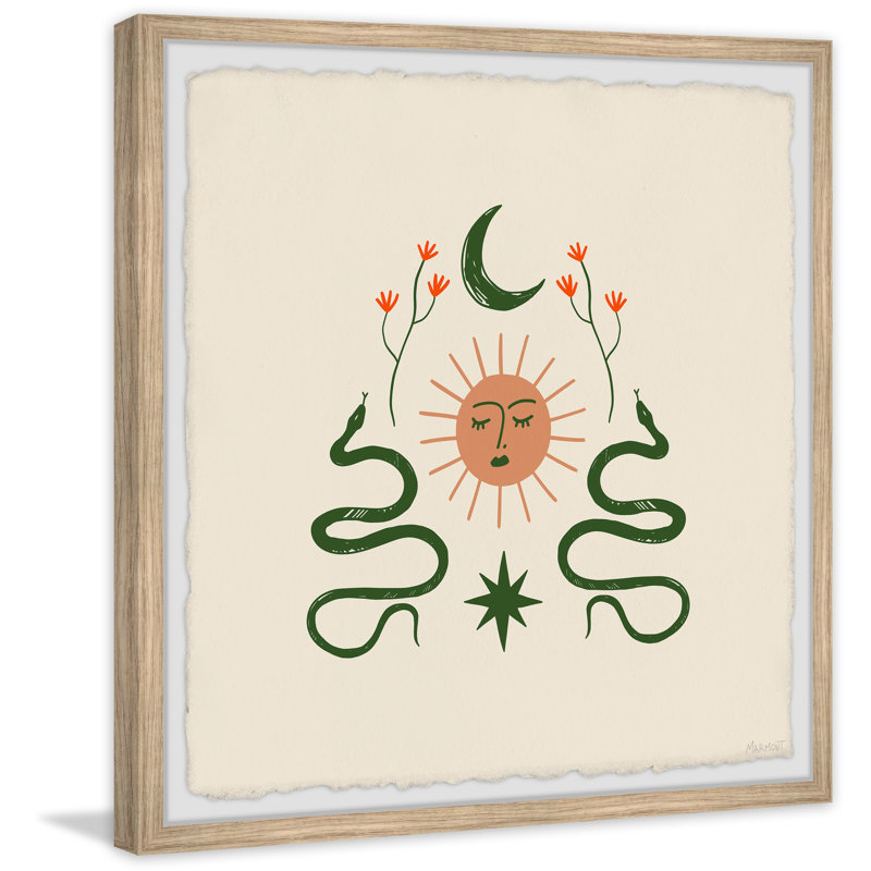 Temporary Imagination - Single Picture Frame Painting, 30cm H x 30cm W x 3.81cm D