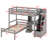 Jaunita Kids Twin Bunk Bed with Drawers-1076359506