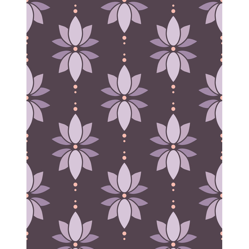 Lotus Flower Wallpaper, Purple
